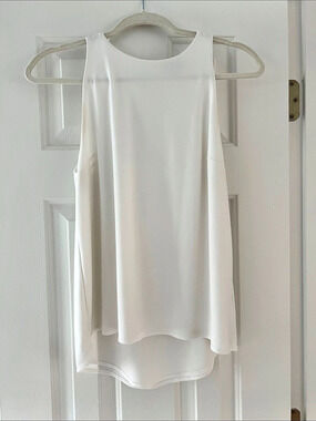 Express White Tank Top Size Small Like New